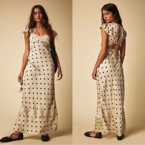 Free People Butterfly Babe Maxi Dress in tea combo colorway